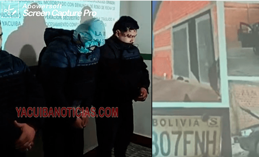 Justicia dispuso detención domiciliaria a tres presuntos autores del robo de una camioneta y dinero en Yacuiba