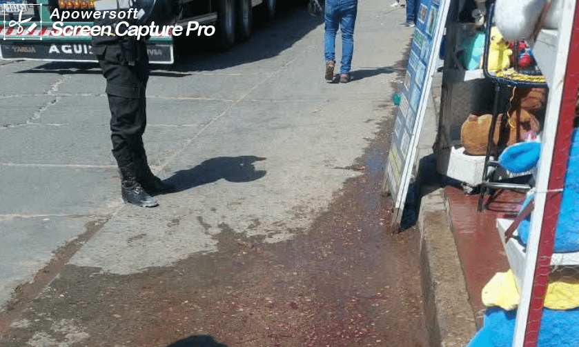 Una persona herida por disparo de arma de fuego en atraco a un librecambista en la frontera de Yacuiba