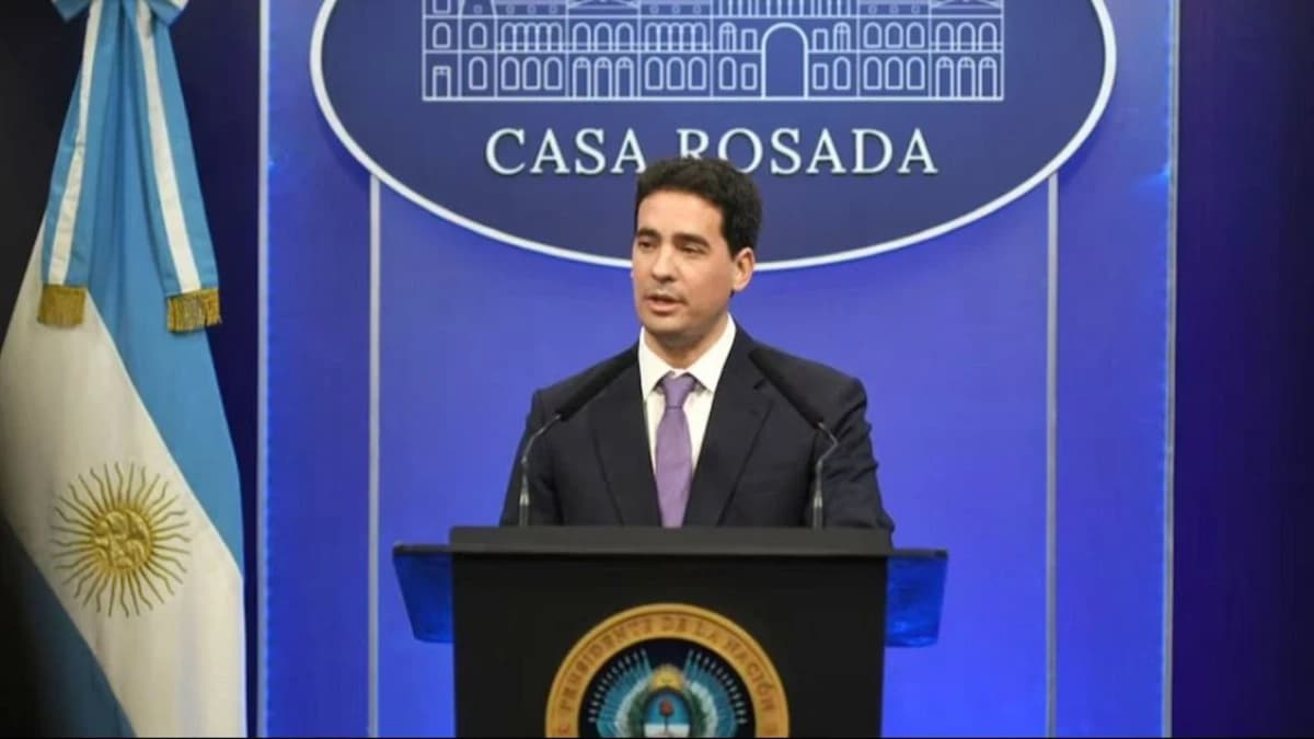 El portavoz del Gobierno argentino reconoce que Cerimedo ingresó a la Casa Rosada en 2024